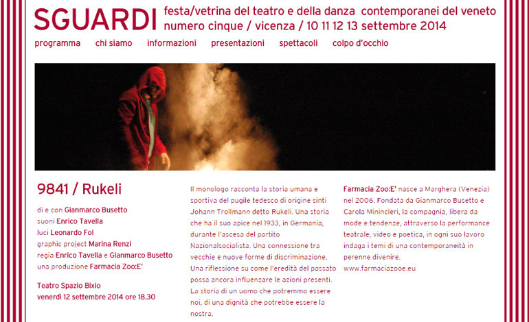 9841/Rukeli in antemprima a Sguardi